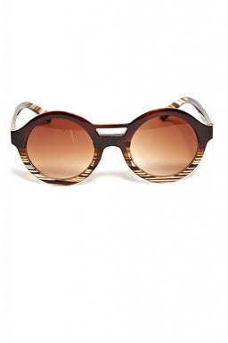 Striped Retro Sunglasses