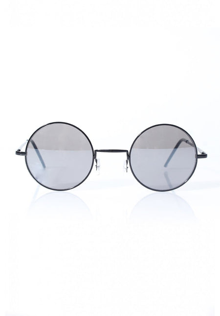 Retro Black Circle Sunglasses
