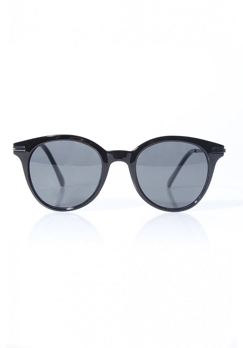 Black Rounded Sunglasses