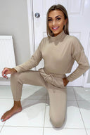 Stone Soft High Neck Lounge Suit
