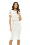 Short Sleeve Crochet Co-Ord