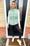 Sage Puffer Gilet