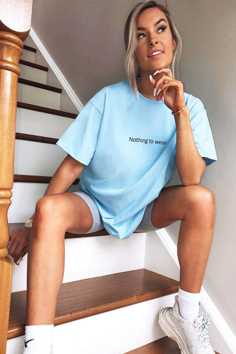 Sky Blue Nothing To Wear T Shirt