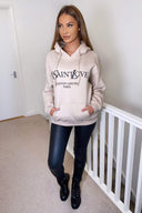 Stone YSLOVE Oversized Hoodie