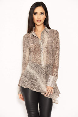 Snake Printed Blouse