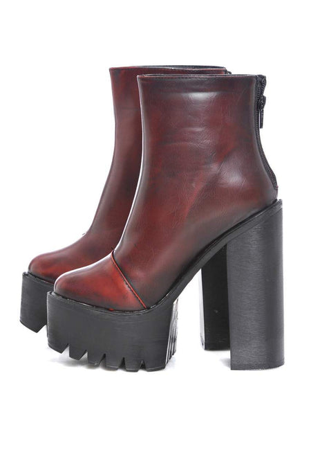 Chunky Platform Contrast Boots