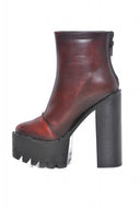 Chunky Platform Contrast Boots