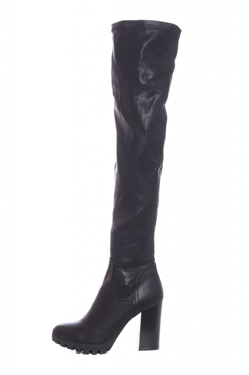 PU Knee High Boots