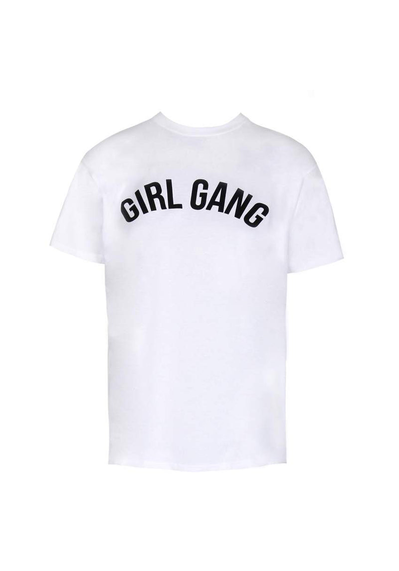 White Girl Gang Slogan T-Shirt