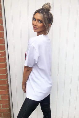 White Red Lips T-Shirt