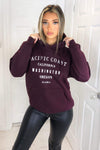 Wine Pacific Coast Hoodie