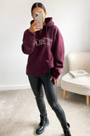 Wine Saint Oversized Hoodie