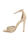 Nude Patent Knot Front Heels